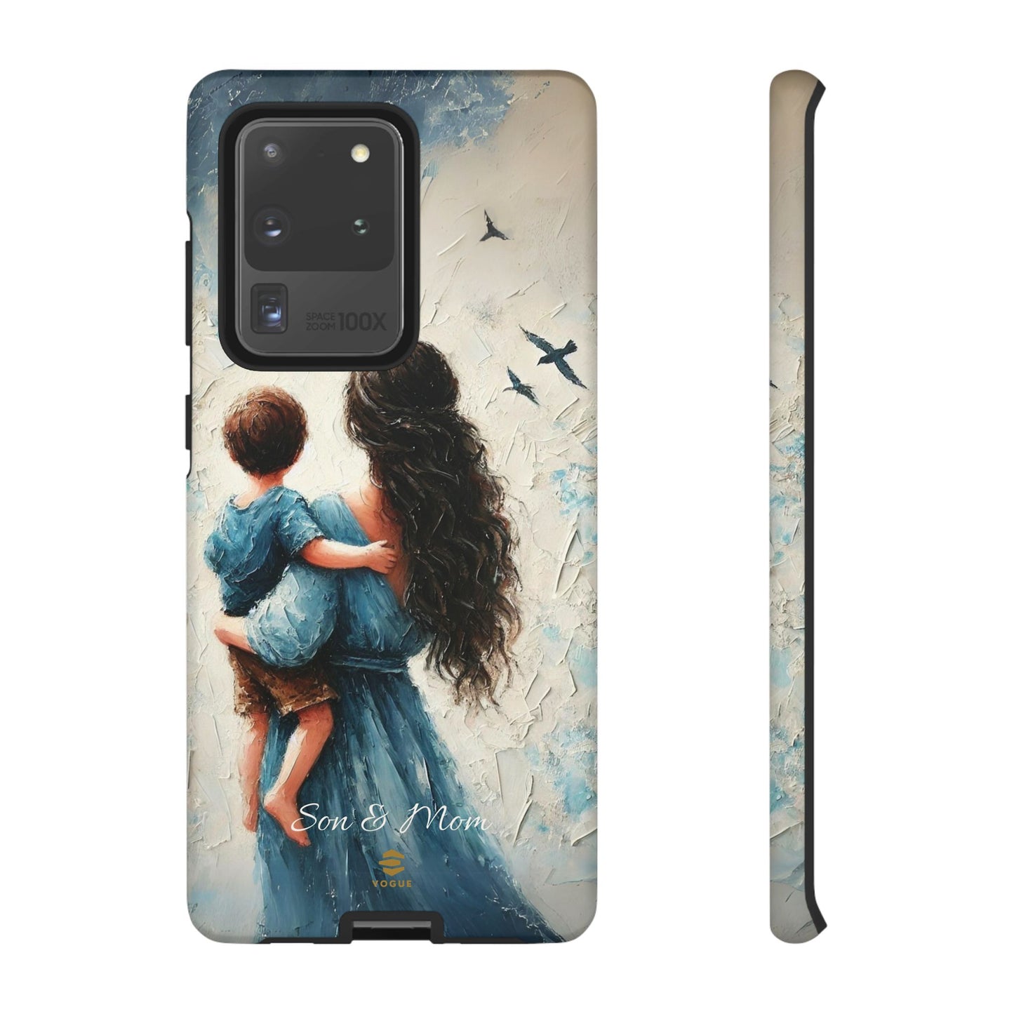 Custom Son & Mom Samsung Galaxy Tough Phone Case