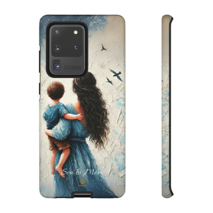 Custom Son & Mom Samsung Galaxy Tough Phone Case