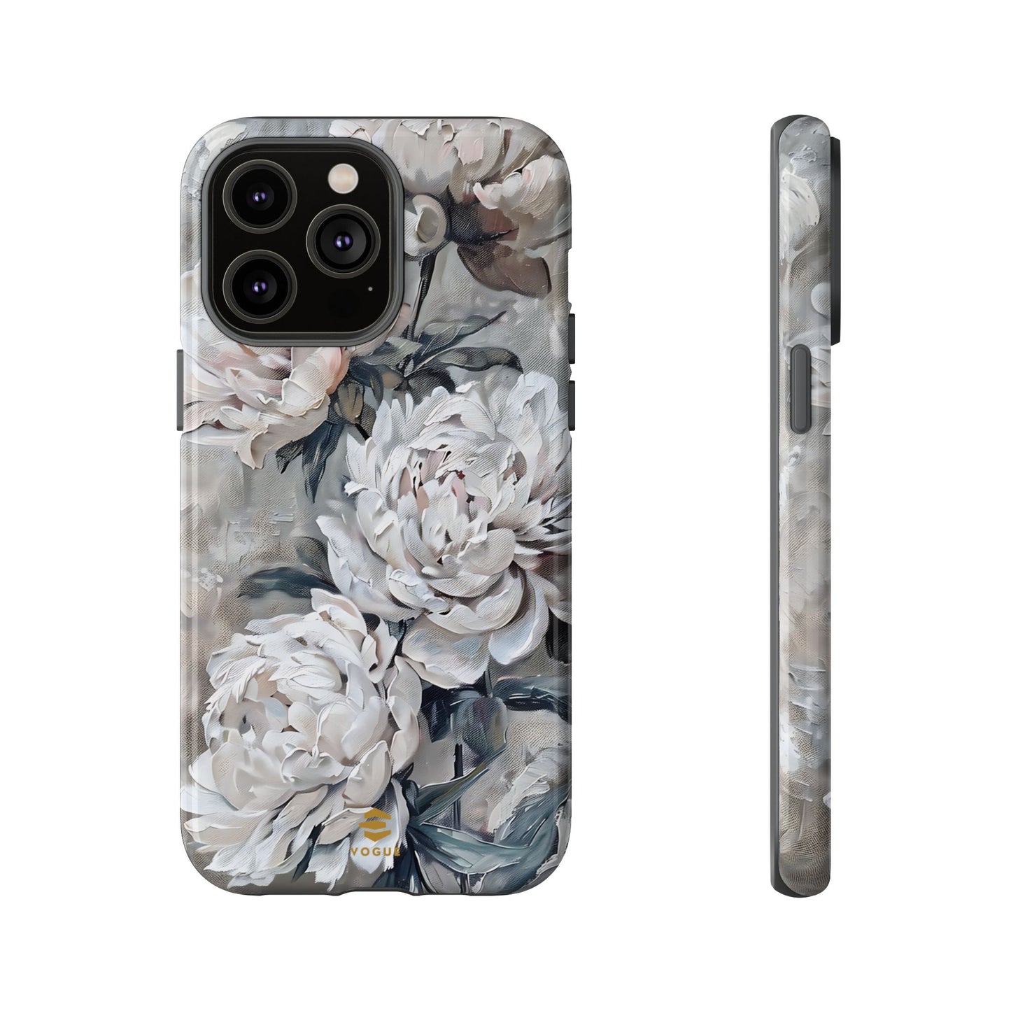 Funda para iPhone con pintura de peonías