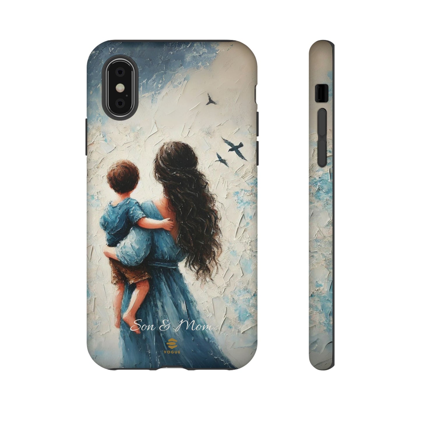 Custom Son & Mom iPhone Tough Case