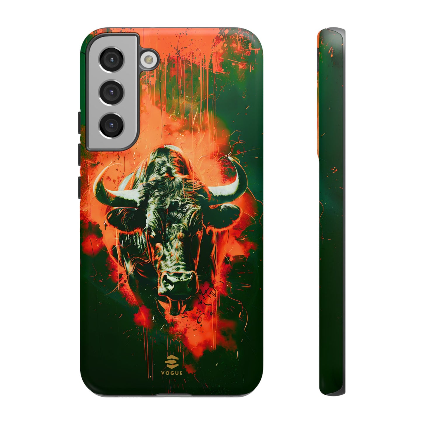 Green Bull Samsung Galaxy Tough Case