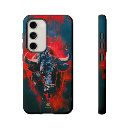 Bull Teal  Samsung Galaxy phone case