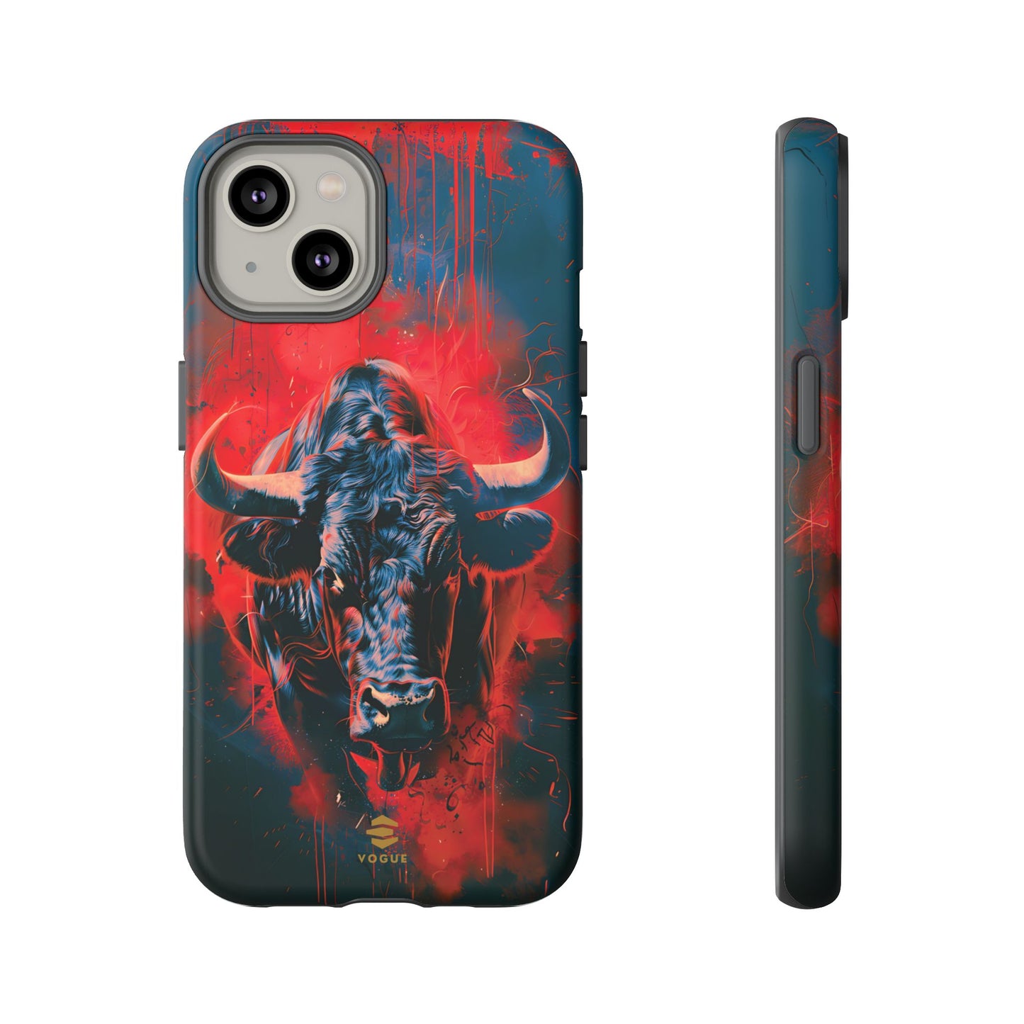 Bull Teal iPhone Case