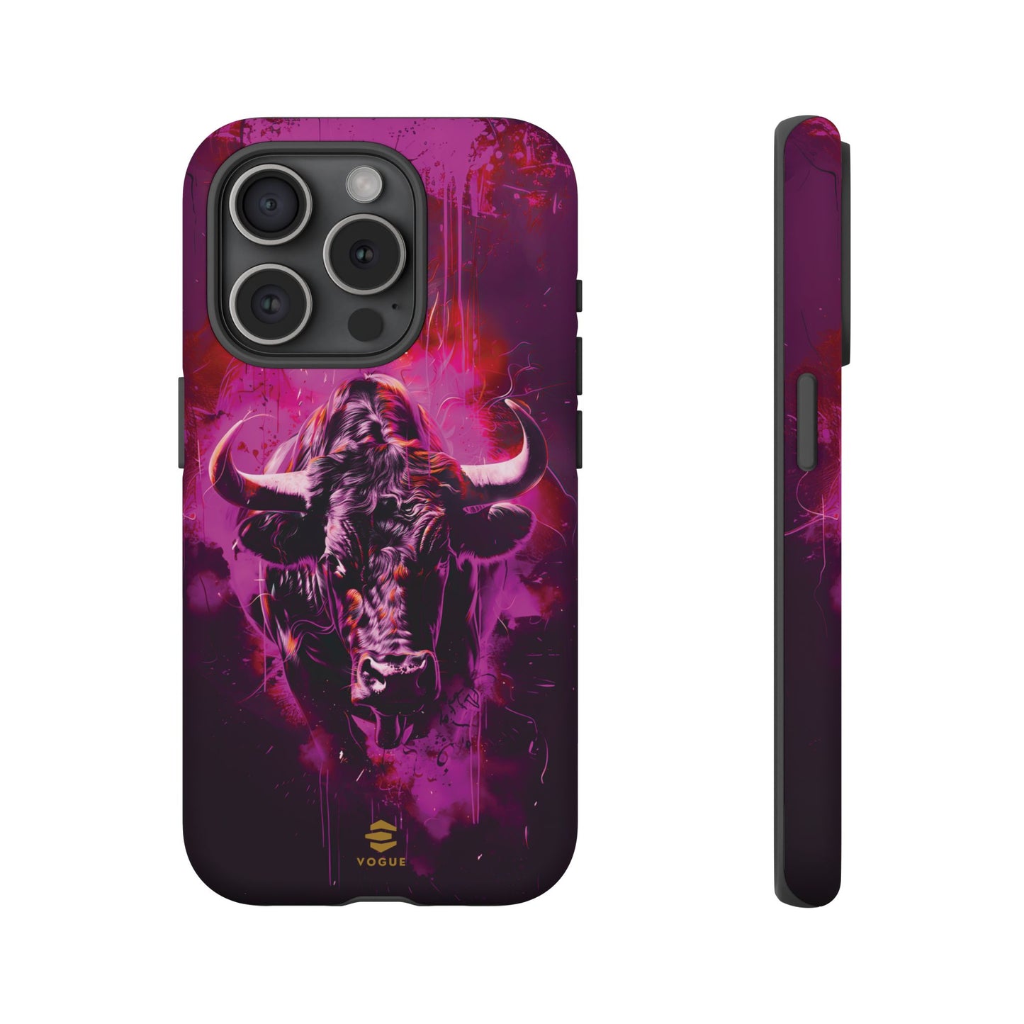 Bull Hot Pink iPhone Case