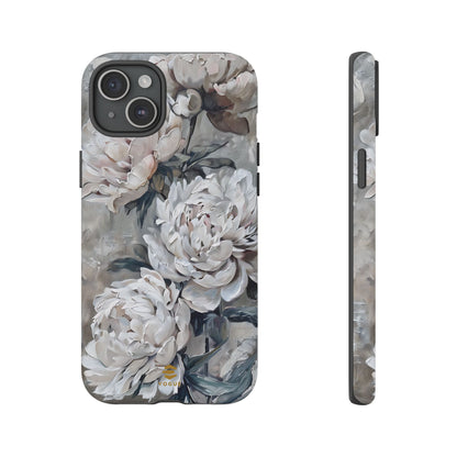 Funda para iPhone con pintura de peonías