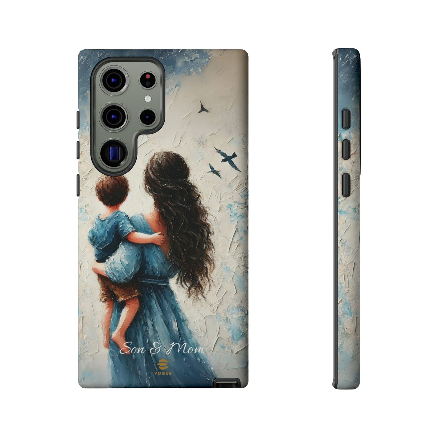 Custom Son & Mom Samsung Galaxy Tough Phone Case