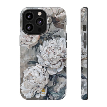 Funda para iPhone con pintura de peonías