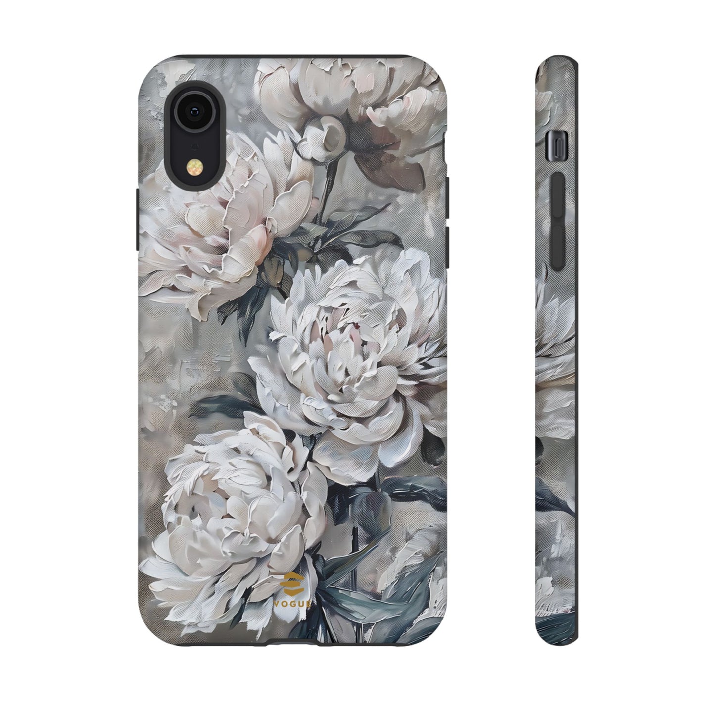 Funda para iPhone con pintura de peonías