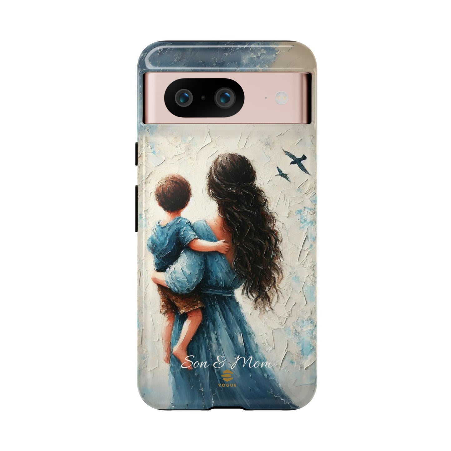 Custom Son & Mom Google Pixel Tough Phone Case