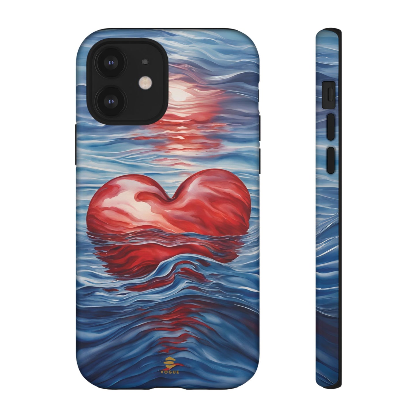 Deep Devotion Red Heart iPhone Tough Case Valentine's gift Protective Cover