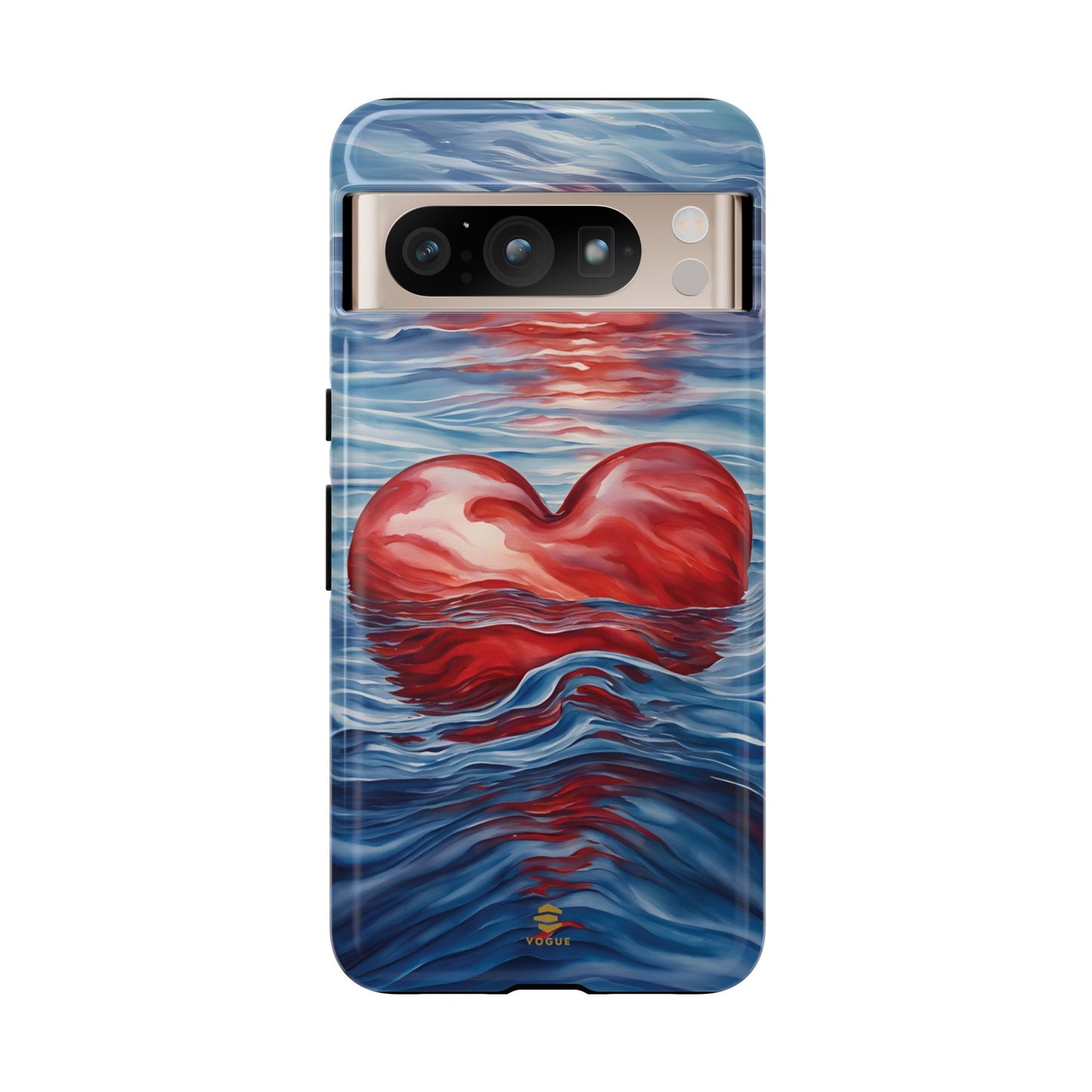 Deep Devotion Red Heart Google Tough Case Valentine's gift Protective Cover