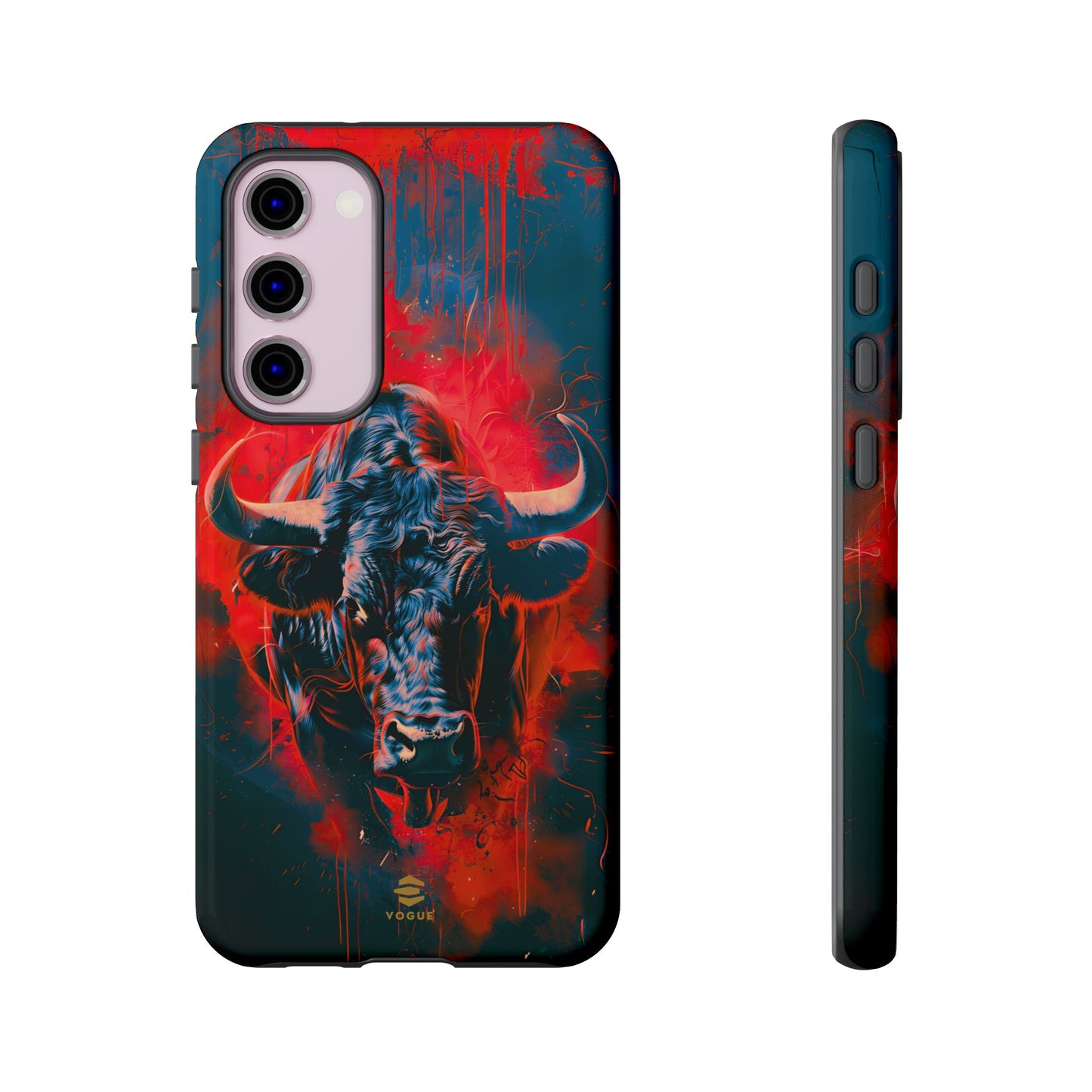 Bull Teal  Samsung Galaxy phone case