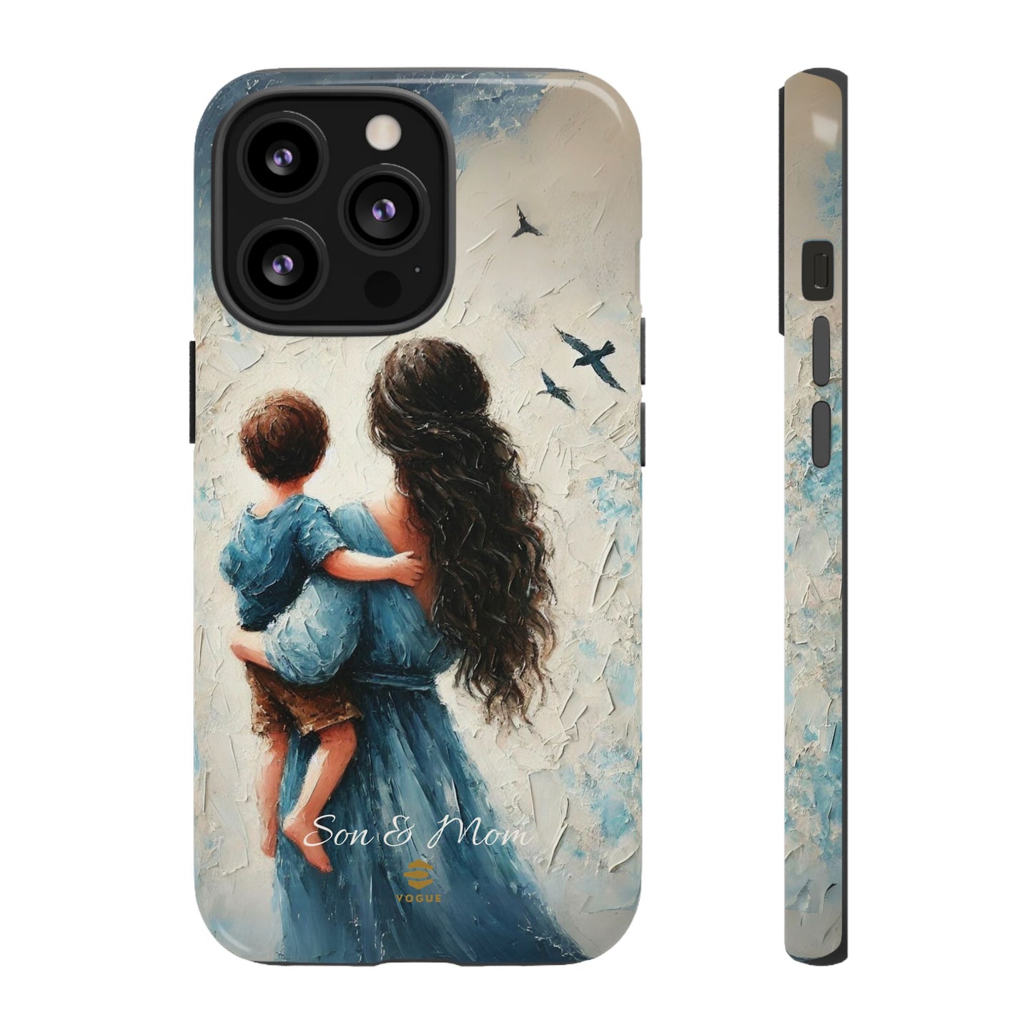 Custom Son & Mom iPhone Tough Case