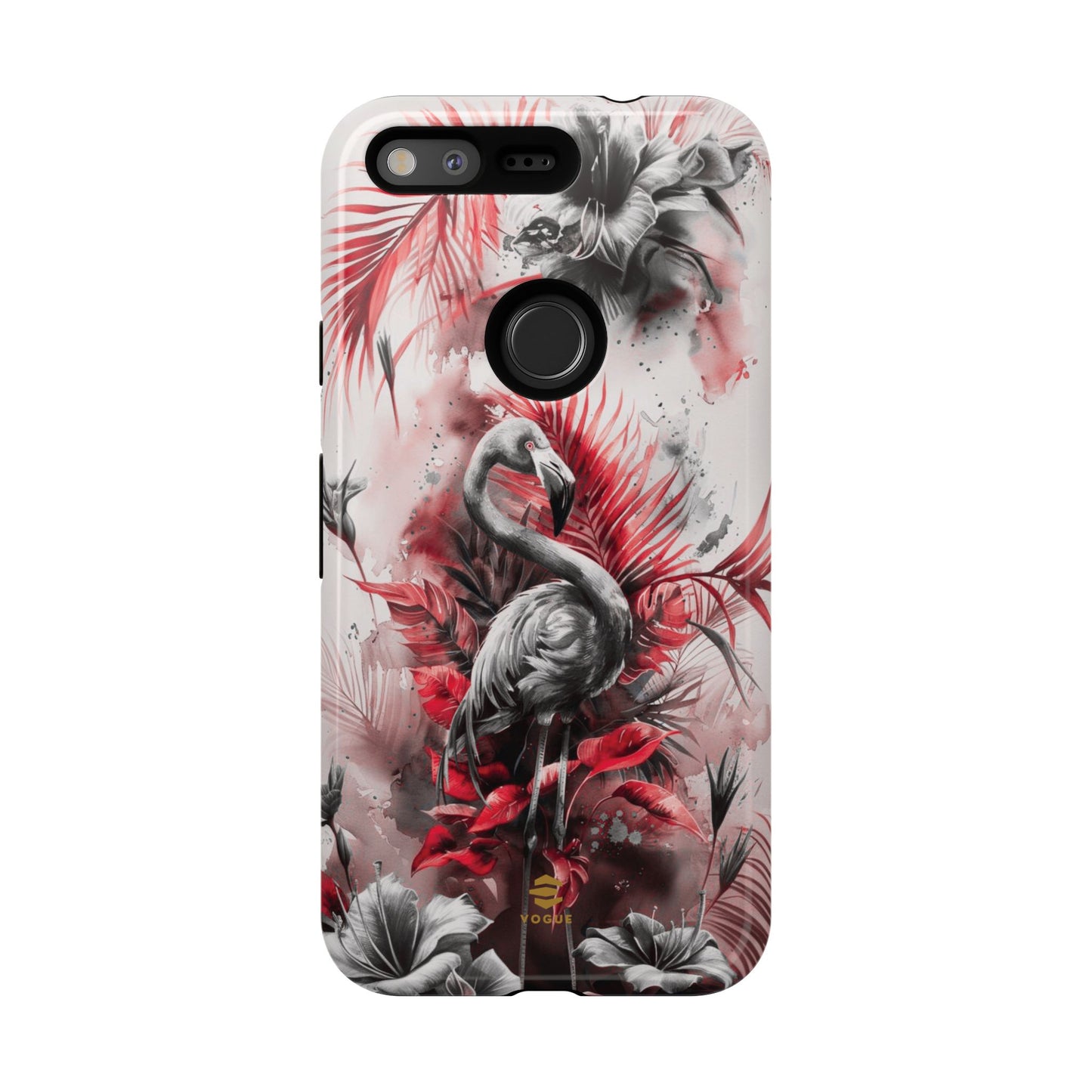 Flamingo Tropical Design Tough Phone Case Pixel