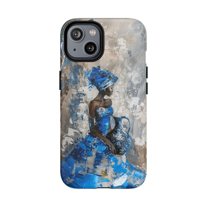 Blue Muse MagSafe iPhone Case