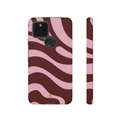 Maroon Ripple Google Pixel Case