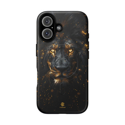 Black Lion Art for MagSafe iPhone Phone Case