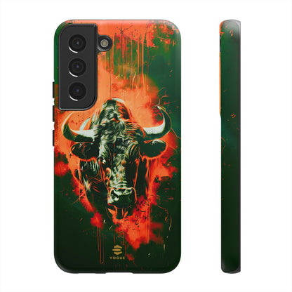 Green Bull Samsung Galaxy Tough Case