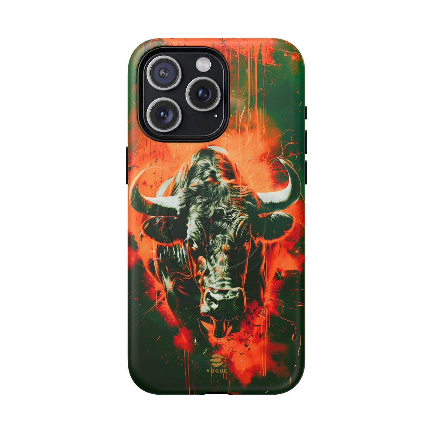 Green Bull MagSafe iPhone Case