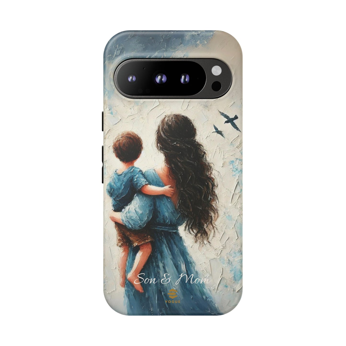 Custom Son & Mom Google Pixel Tough Phone Case