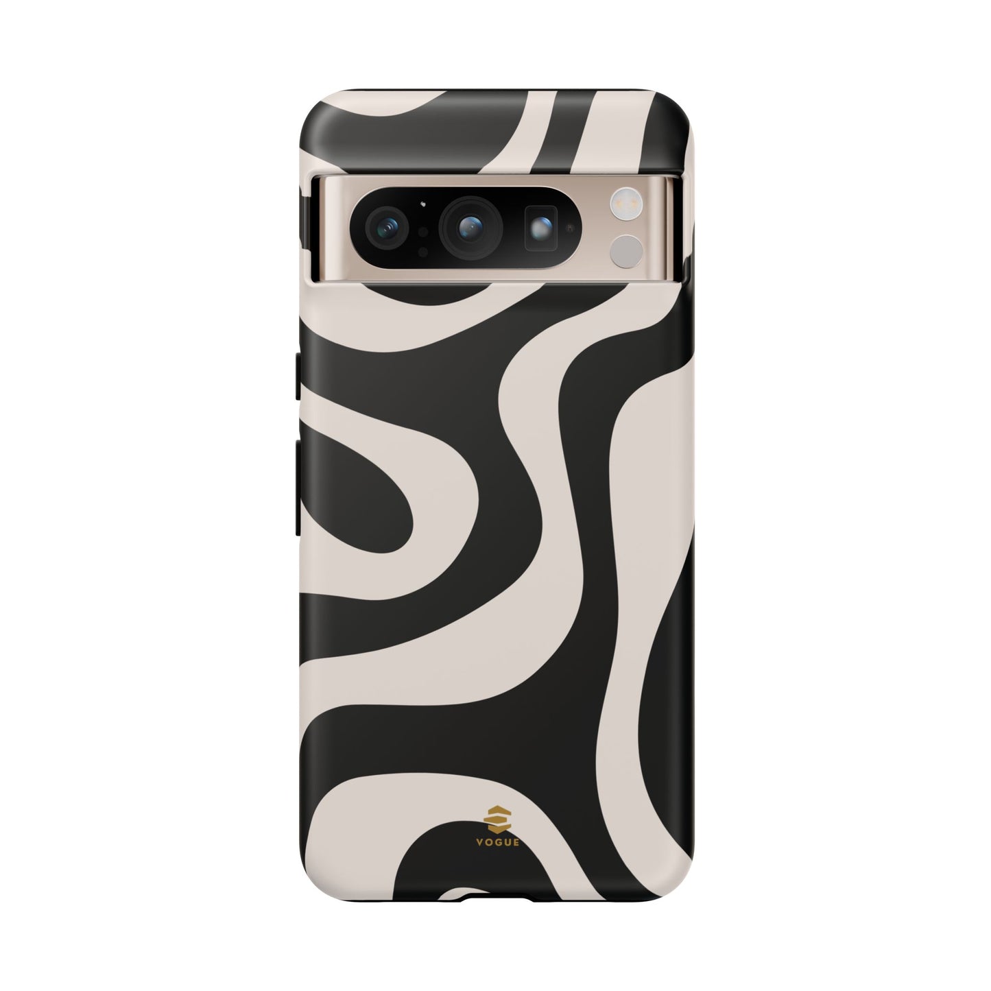 Black Swirl Google Pixel Tough Case