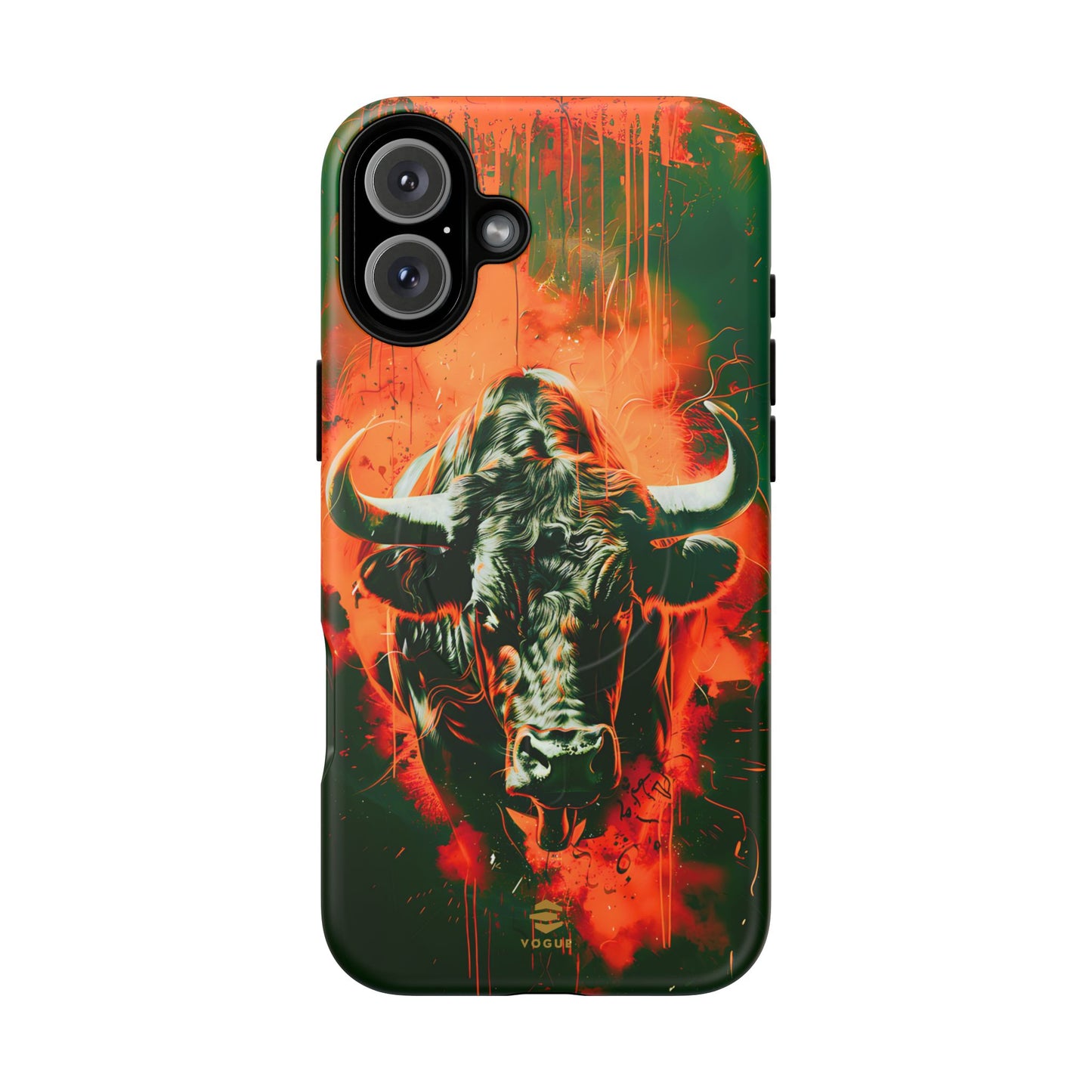 Green Bull MagSafe iPhone Case