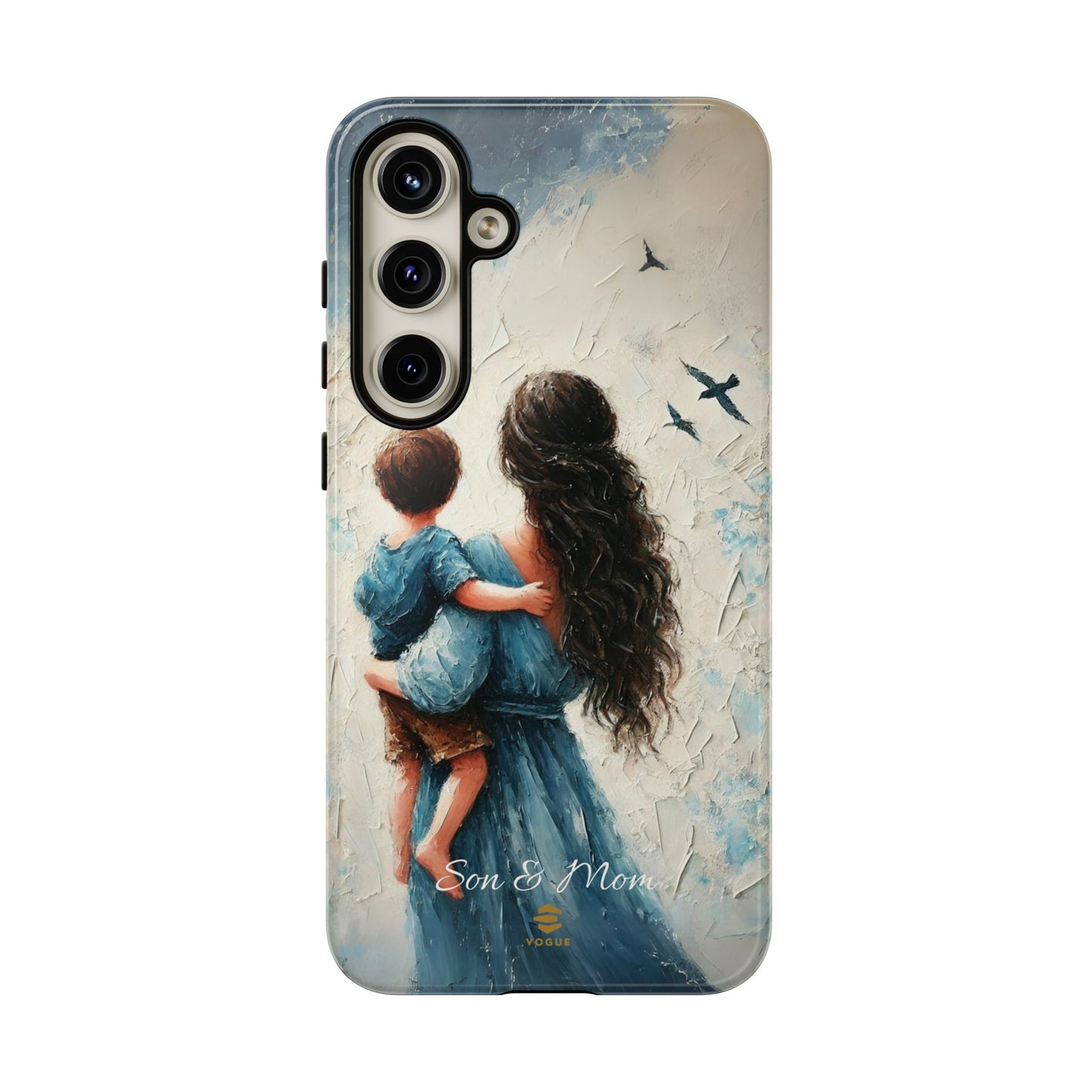 Custom Son & Mom Samsung Galaxy Tough Phone Case