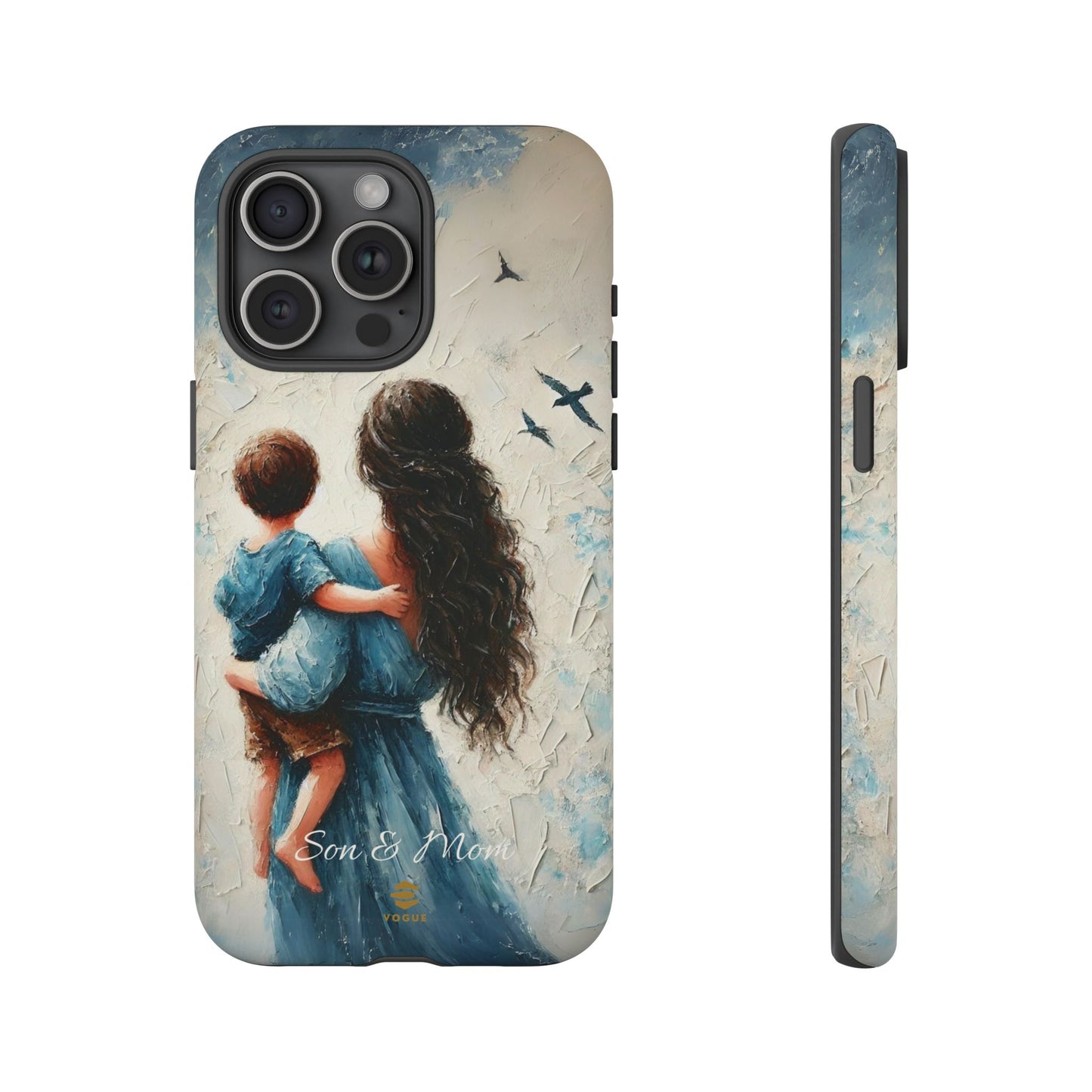 Custom Son & Mom iPhone Tough Case