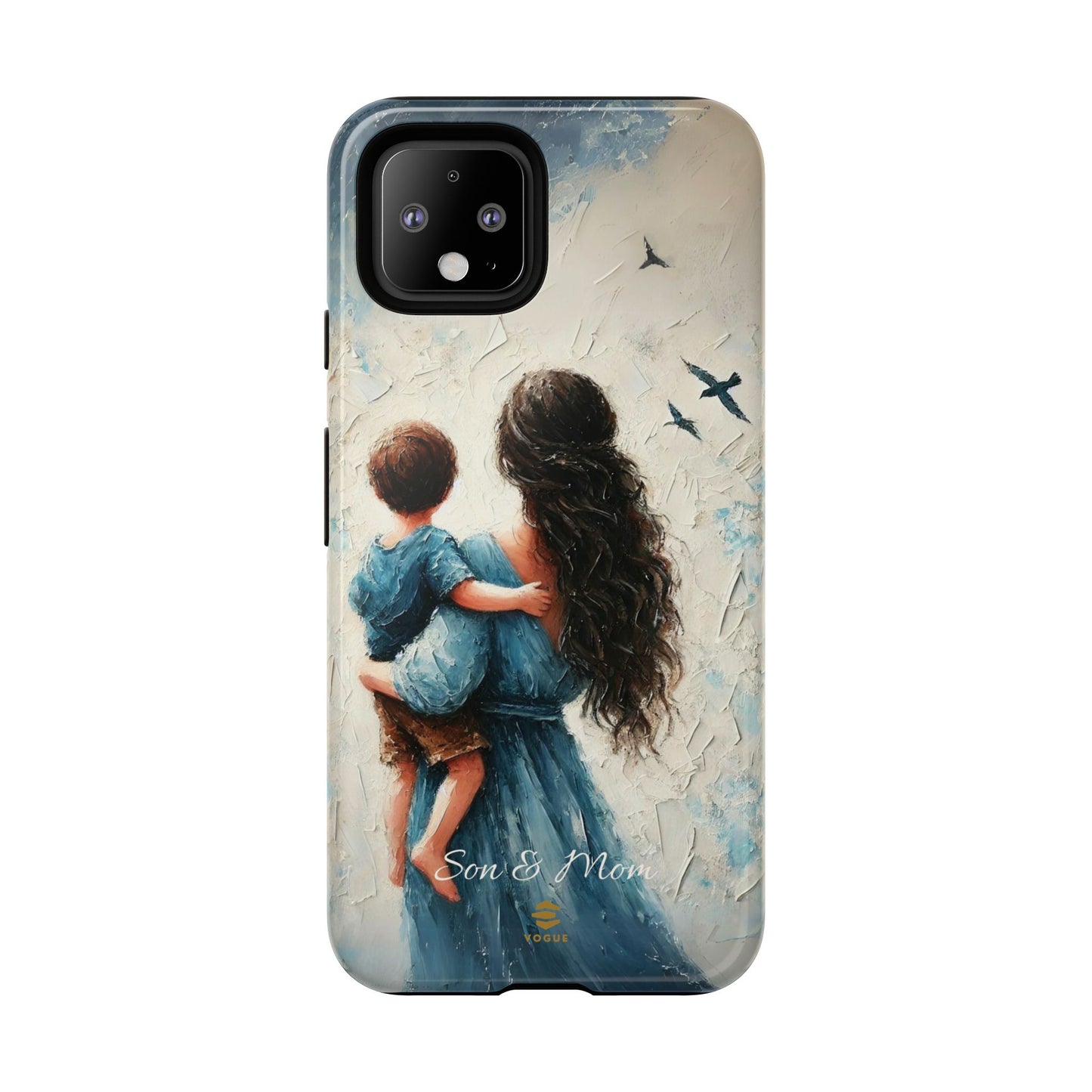Custom Son & Mom Google Pixel Tough Phone Case