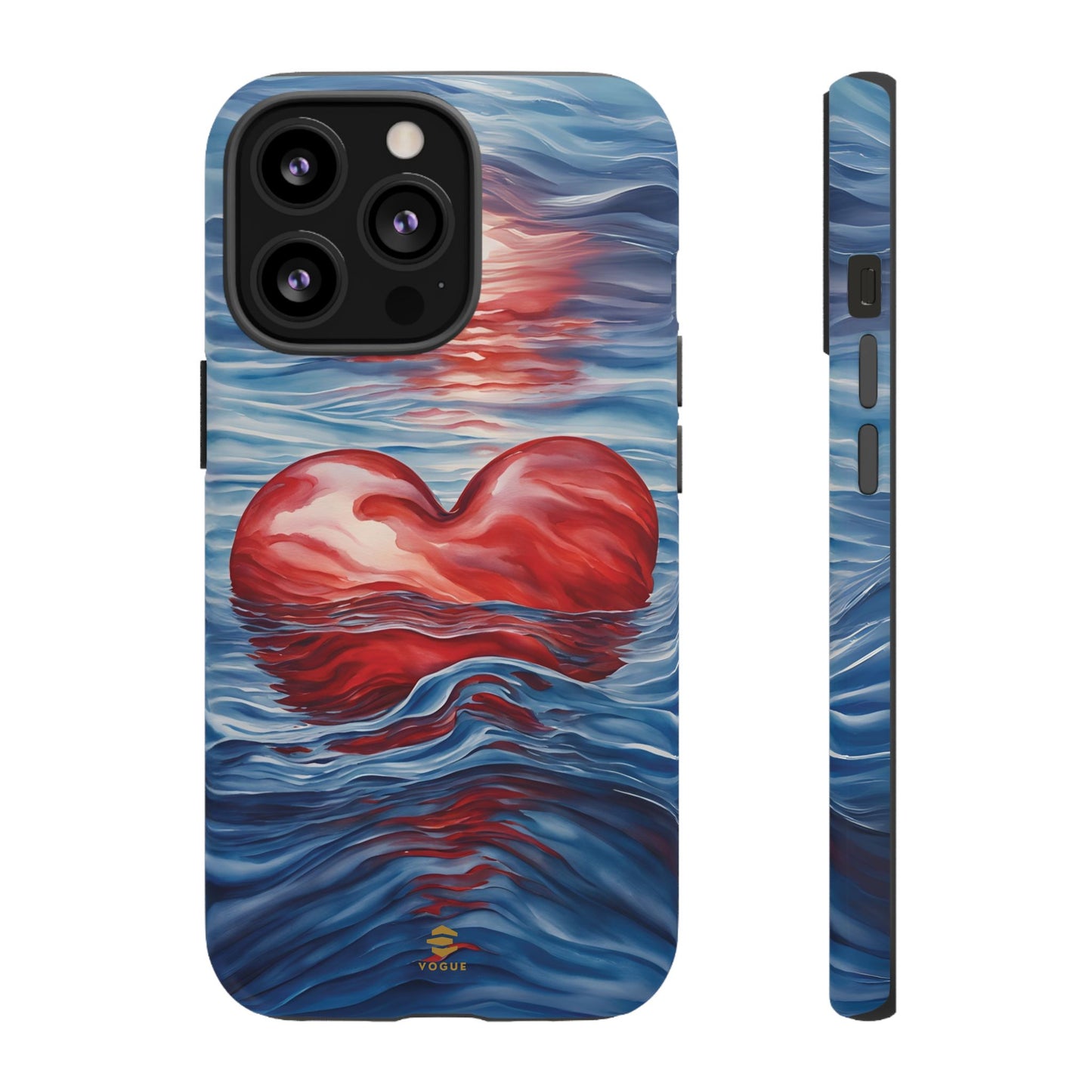 Deep Devotion Red Heart iPhone Tough Case Valentine's gift Protective Cover