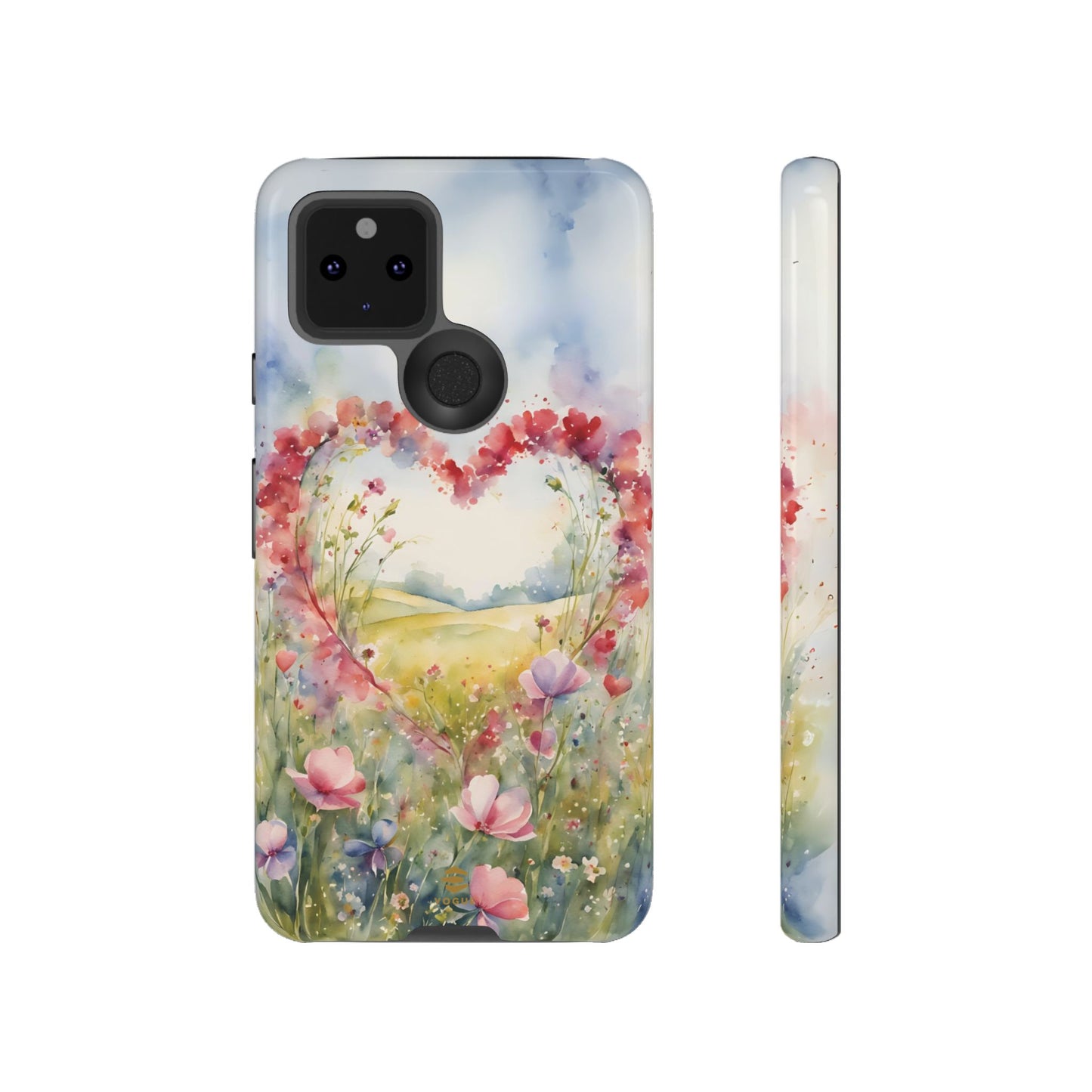 Flower heart Tough Phone Case for Google