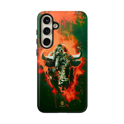 Green Bull Samsung Galaxy Tough Case