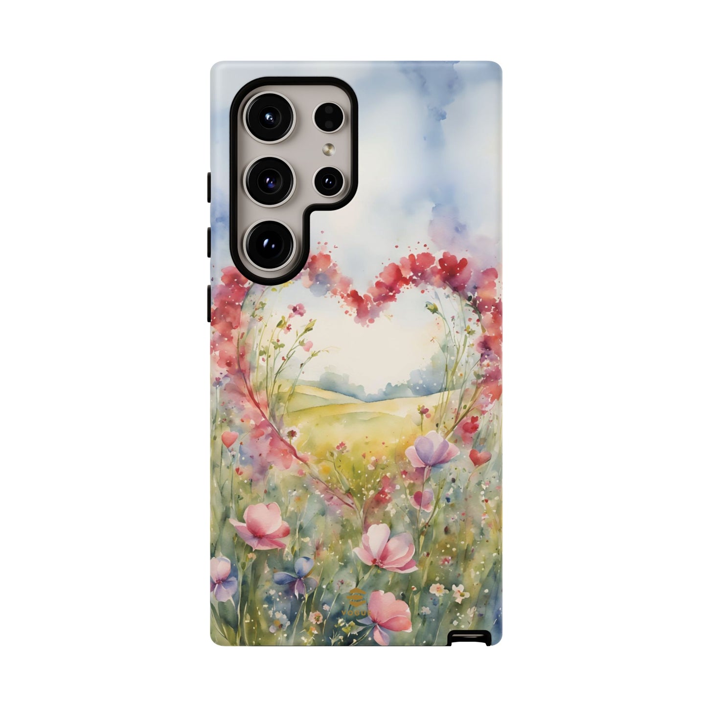 Flower heart Tough Phone Case for Samsung