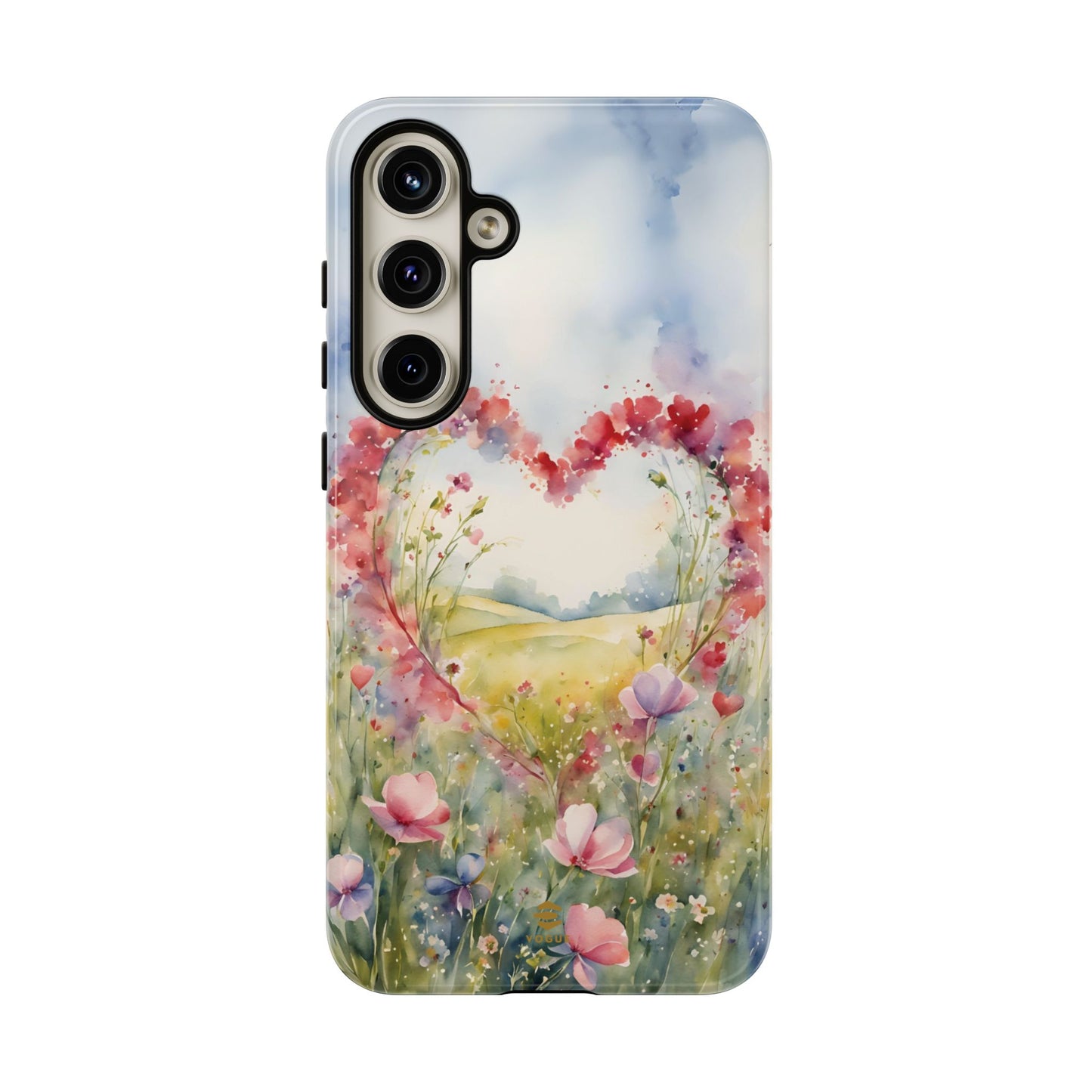 Flower heart Tough Phone Case for Samsung