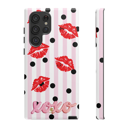 Berry Kiss Phone Case Valentine's day gift for her Samsung Galaxy Tough Case