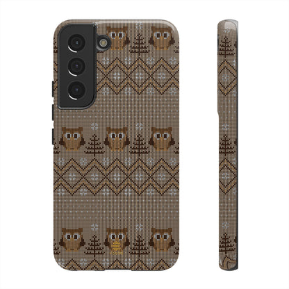 Owl Xmas Jumper Samsung Galaxy Case