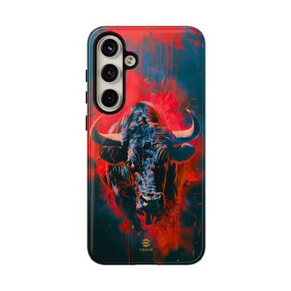 Bull Teal  Samsung Galaxy phone case