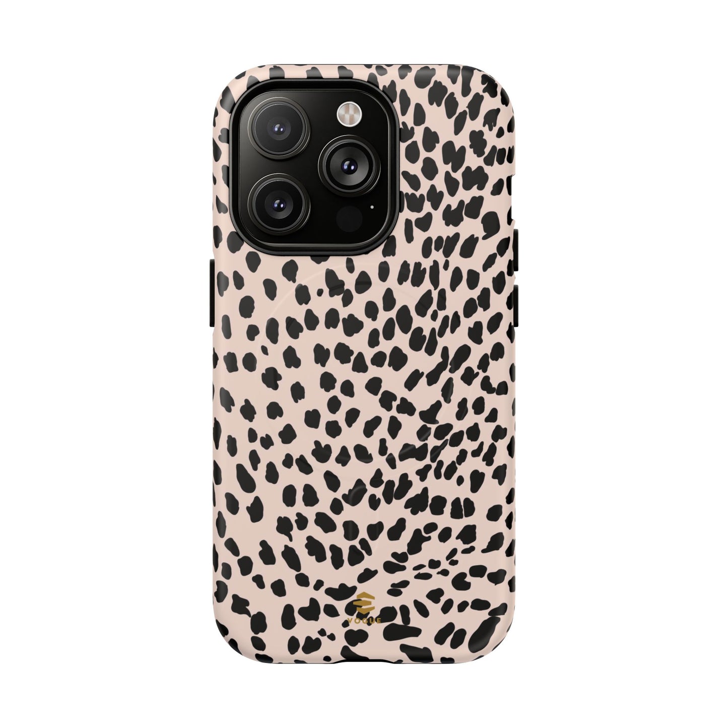 Beige Animal Print MagSafe iPhone Case