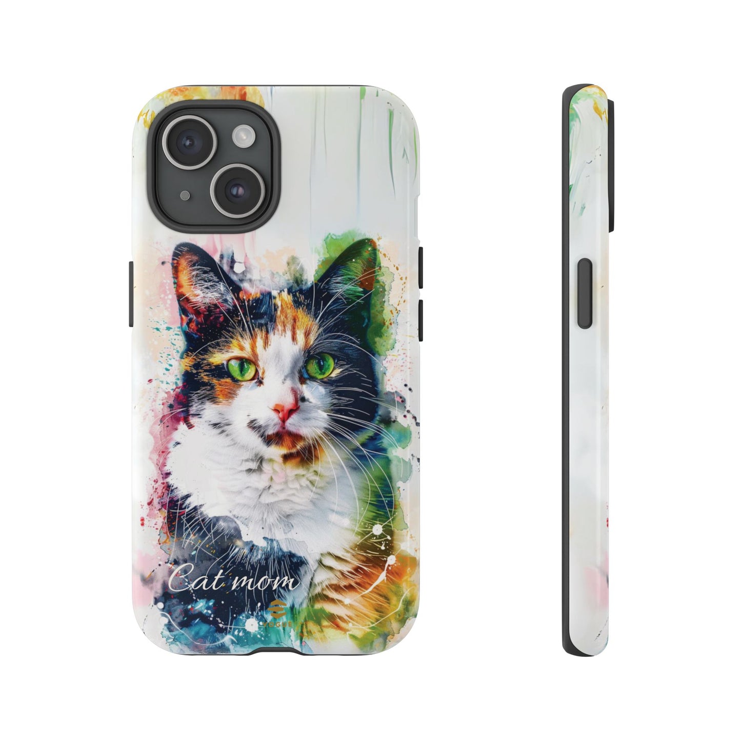 Custom Cat Mom iPhone Tough Case