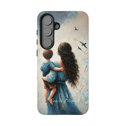 Custom Son & Mom Samsung Galaxy Tough Phone Case