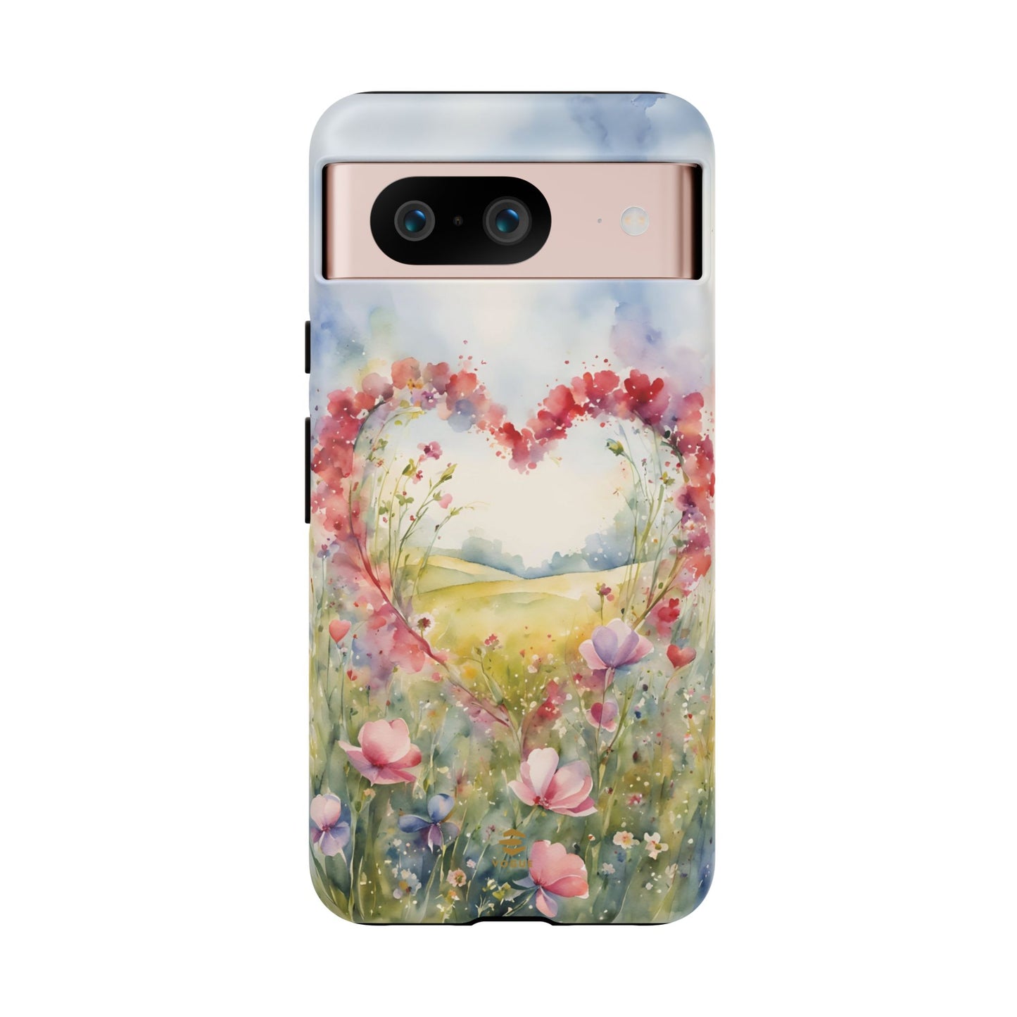 Flower heart Tough Phone Case for Google
