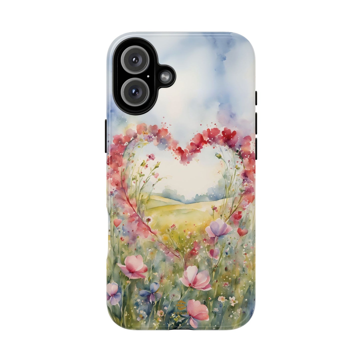Flower heart iPhone Tough Case