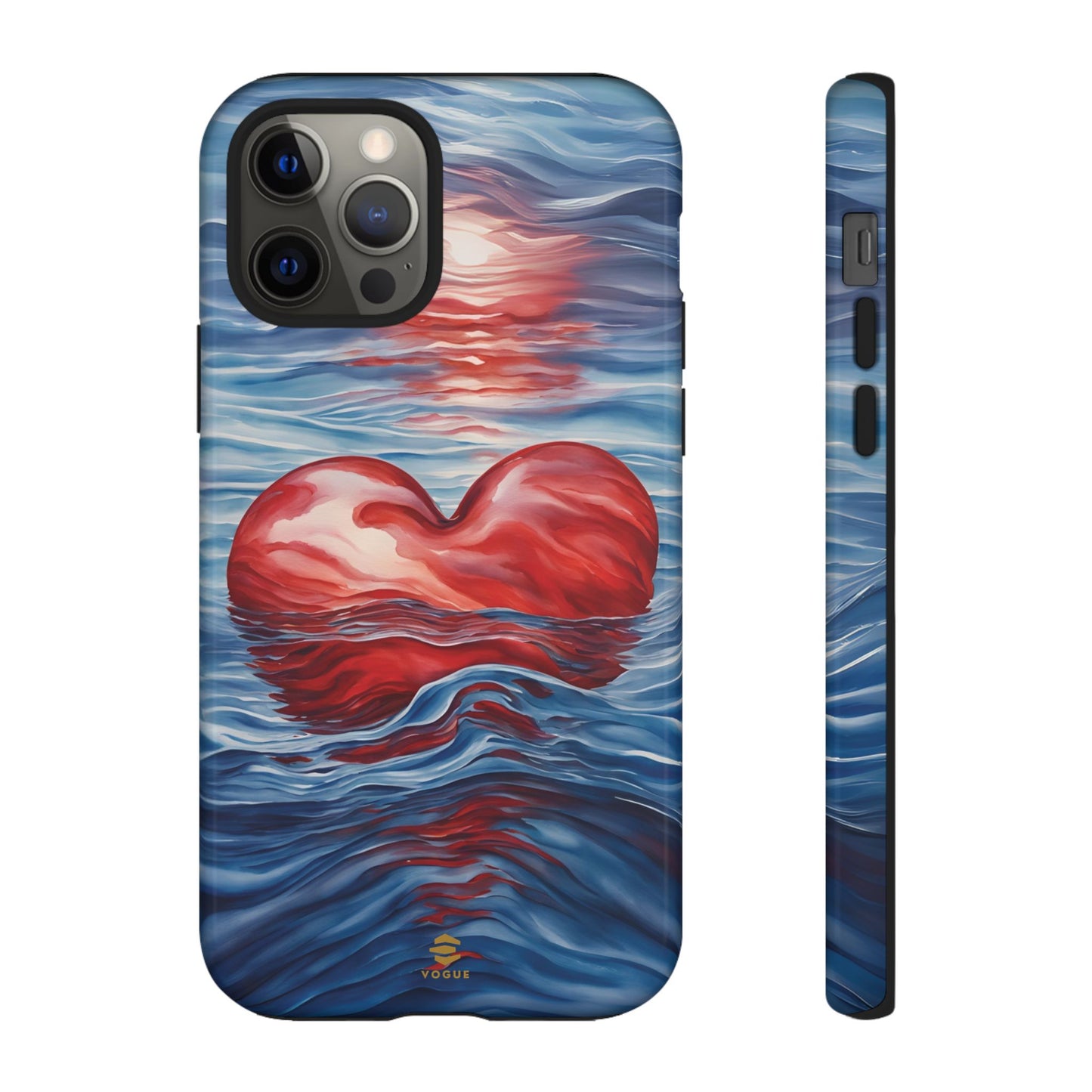 Deep Devotion Red Heart iPhone Tough Case Valentine's gift Protective Cover