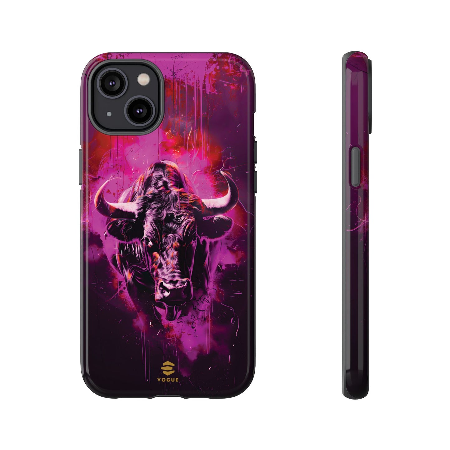 Bull Hot Pink iPhone Case