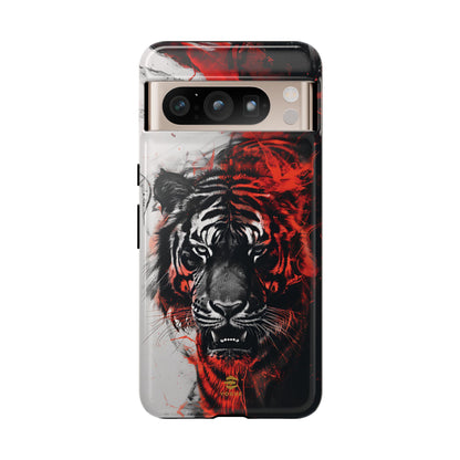 Estuche de Google con diseño de tigre