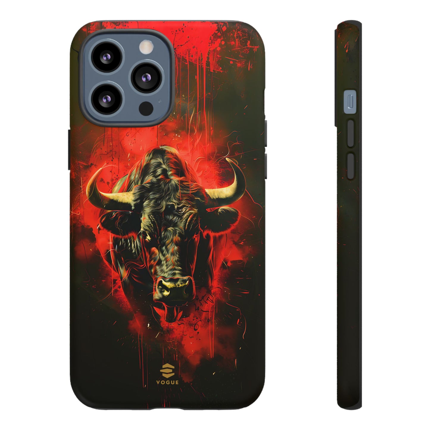 Bull Black iPhone Tough case