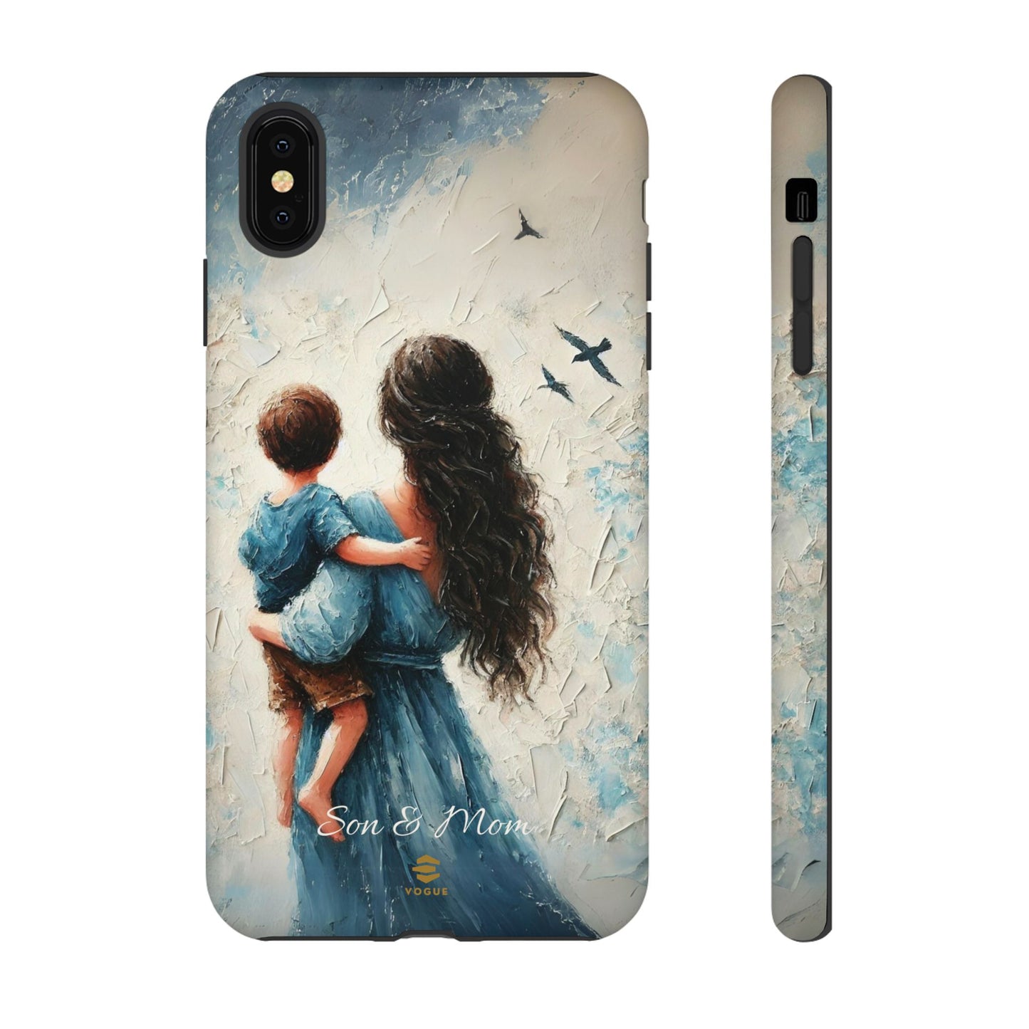 Custom Son & Mom iPhone Tough Case