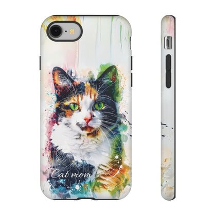 Custom Cat Mom iPhone Tough Case