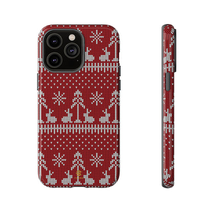 Red Xmas Jumper iPhone case