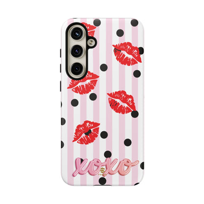 Berry Kiss Phone Case Valentine's day gift for her Samsung Galaxy Tough Case